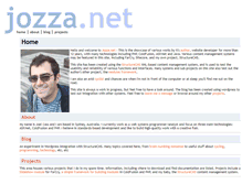 Tablet Screenshot of jozza.net